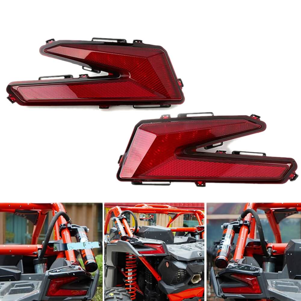 Right & Left LED Taillight Tail Lights Rear Brake Stop Lamps for Can-Am  Maverick X3 XDS XRS Max Turbo R 2017-2022