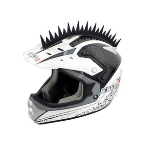 pazoma Motocross Helmet Sticker Mohawks Spikes Motorcycle Capacete Decoration uneven style - pazoma