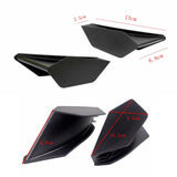 Universal Broken Wind Wing Fairing Cover GP Style Aero Dynamic Wing Kit Fixed Winglet Yamaha YZF R1 R6 R3 R25 BMW S1000RR Superbike Scooter Carbon - pazoma