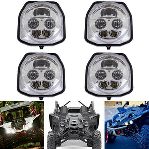 YAMAHA YXZ1000R YXZ1000 Grizzly Wolverine 2016-2020 LED Headlight Headlamp Fassy Replace OEM 2UD-84300-00-00 - pazoma